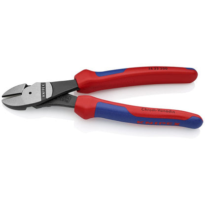 Knipex High Leverage 12° Angled Diagonal Cutter with Comfort Handles (8")