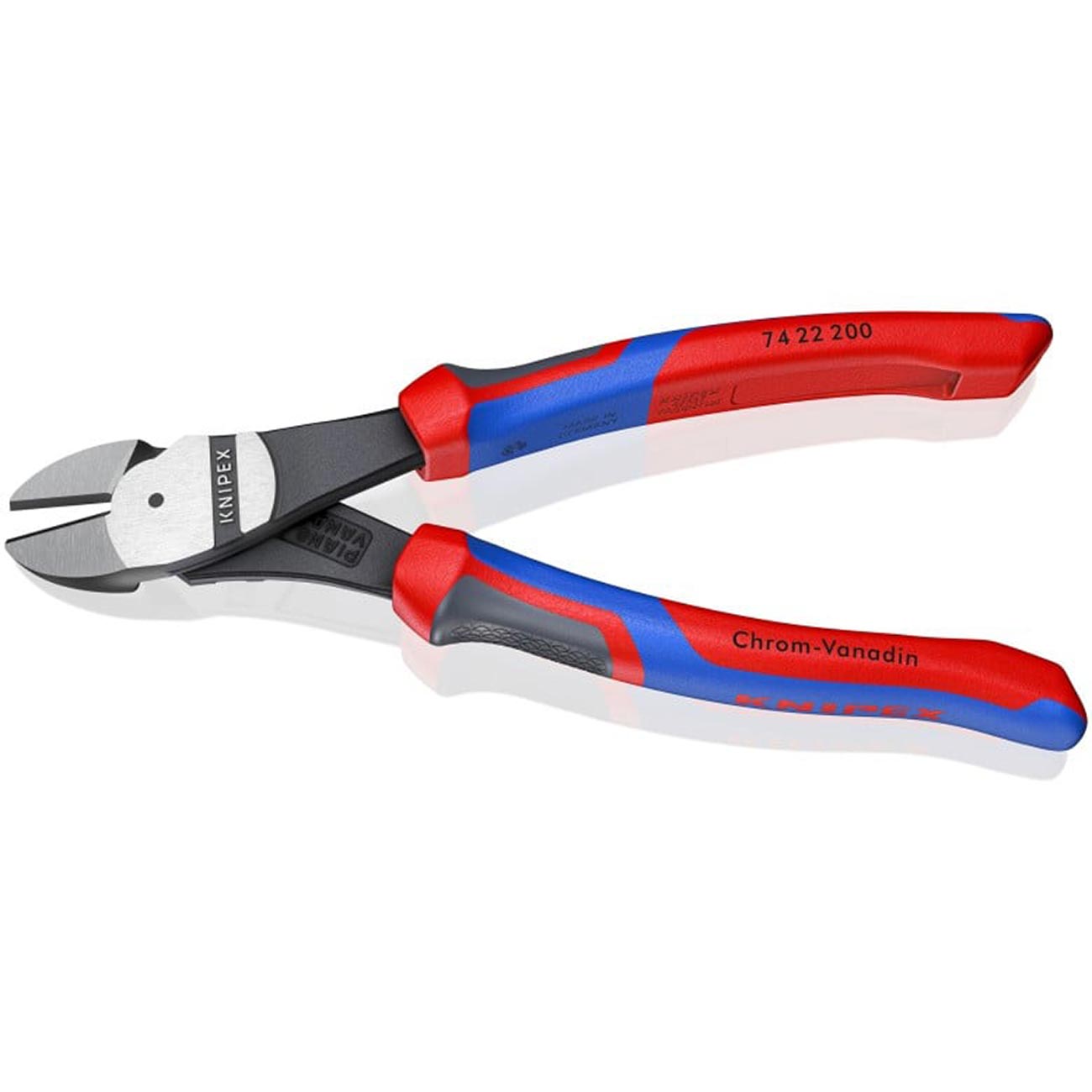 Knipex High Leverage 12° Angled Diagonal Cutter with Comfort Handles (8")