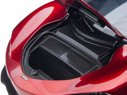 McLaren Speedtail Volcano Red Metallic with Black Top and Suitcase Accessories 1/18 Model Car by Autoart <h2>McLaren Autoart</h2> <p>High-quality diecast perfect for collectors enthusiasts. Features d