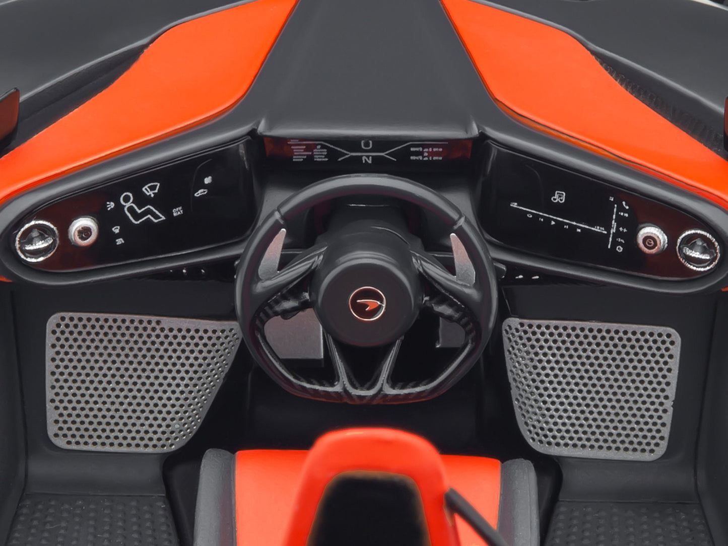 McLaren Speedtail Volcano Orange Metallic with Black Top and Suitcase Accessories 1/18 Model Car by Autoart <h2>McLaren Autoart</h2> <p>High-quality diecast perfect for collectors enthusiasts. Feature