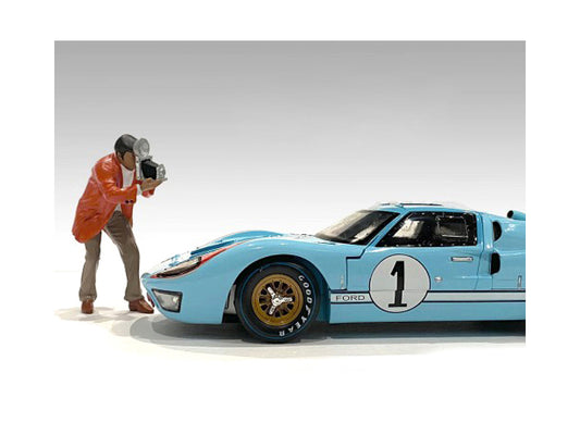 "Race Day 1" Figurine III for 1/18 Scale Models by American Diorama <h2>"Race Diorama</h2> <p>High-quality diecast model car perfect collectors and enthusiasts. Features detailed interior exterior cra