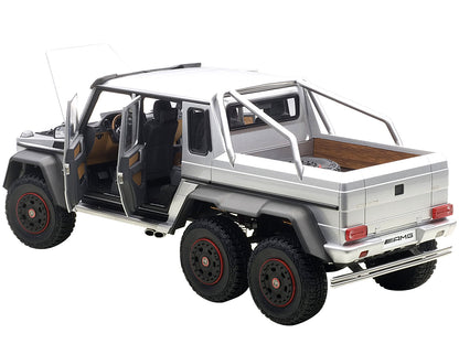 Mercedes G63 AMG 6X6 Silver 1/18 Model Car by Autoart <h2>Mercedes Autoart</h2> <p>High-quality diecast perfect for collectors and enthusiasts. Features detailed interior exterior craftsmanship, reali