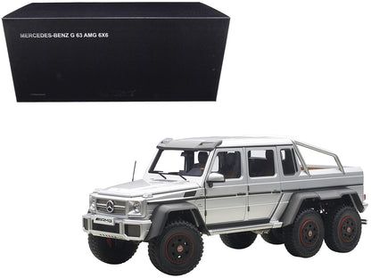 Mercedes G63 AMG 6X6 Silver 1/18 Model Car by Autoart <h2>Mercedes Autoart</h2> <p>High-quality diecast perfect for collectors and enthusiasts. Features detailed interior exterior craftsmanship, reali