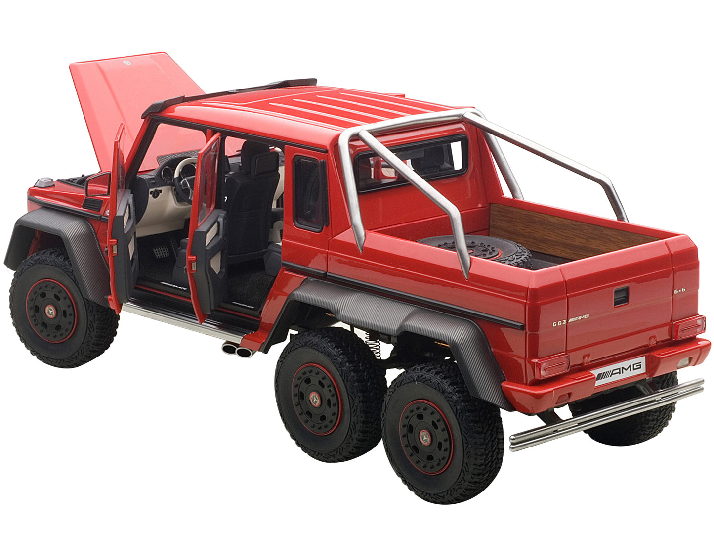 Mercedes G63 AMG 6X6 Red 1/18 Model Car by Autoart <h2>Mercedes Autoart</h2> <p>High-quality diecast perfect for collectors and enthusiasts. Features detailed interior exterior craftsmanship, realisti