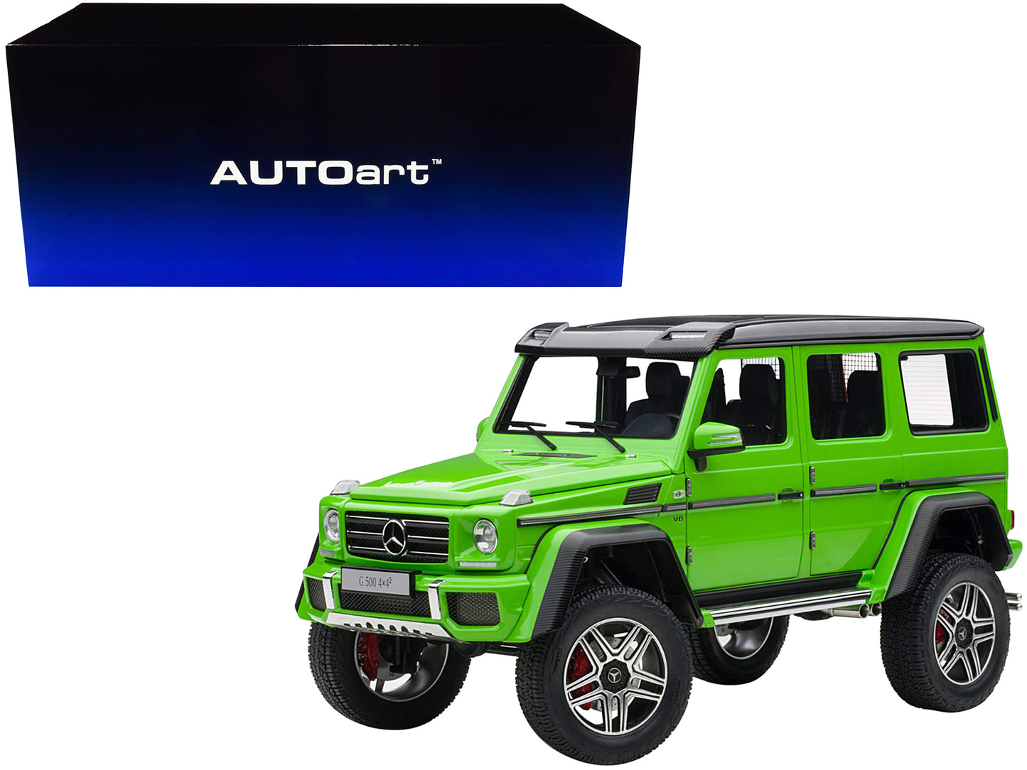 Mercedes Benz G500 4X4 2 Alien Green 1/18 Model Car by Autoart <h2>Mercedes Autoart</h2> <p>High-quality diecast perfect for collectors and enthusiasts. Features detailed interior exterior craftsmansh