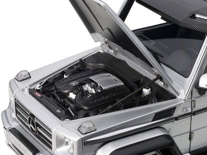 Mercedes Benz G500 4X4 2 Silver 1/18 Model Car by Autoart <h2>Mercedes Autoart</h2> <p>High-quality diecast perfect for collectors and enthusiasts. Features detailed interior exterior craftsmanship, r