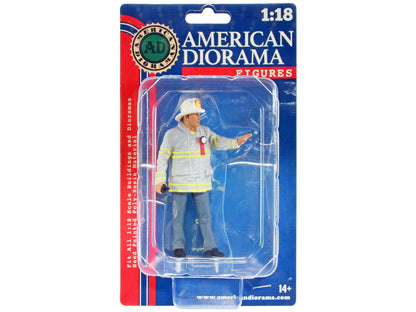 "Firefighters" Fire Captain Figure for 1/18 Scale Models by American Diorama <h2>"Firefighters" Diorama</h2> <p>High-quality diecast model car perfect collectors and enthusiasts. Features detailed int