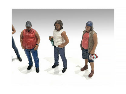 "Campers" 5 piece Figure Set for 1/18 Scale Models by American Diorama <h2>"Campers" Diorama</h2> <p>High-quality diecast model car perfect collectors and enthusiasts. Features detailed interior exter