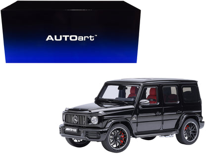 2019 Mercedes-Benz AMG G63 Black with Red Interior 1/18 Model Car by Autoart <h2>2019 Autoart</h2> <p>High-quality diecast perfect for collectors and enthusiasts. Features detailed exterior craftsmans