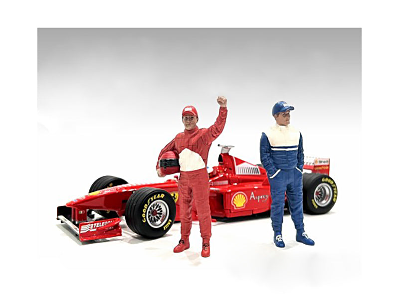 "Racing Legends" 90's Set of 2 Diecast Figures for 1/43 Scale Models by American Diorama <h2>"Racing Diorama</h2> <p>High-quality model car perfect collectors and enthusiasts. Features detailed interi