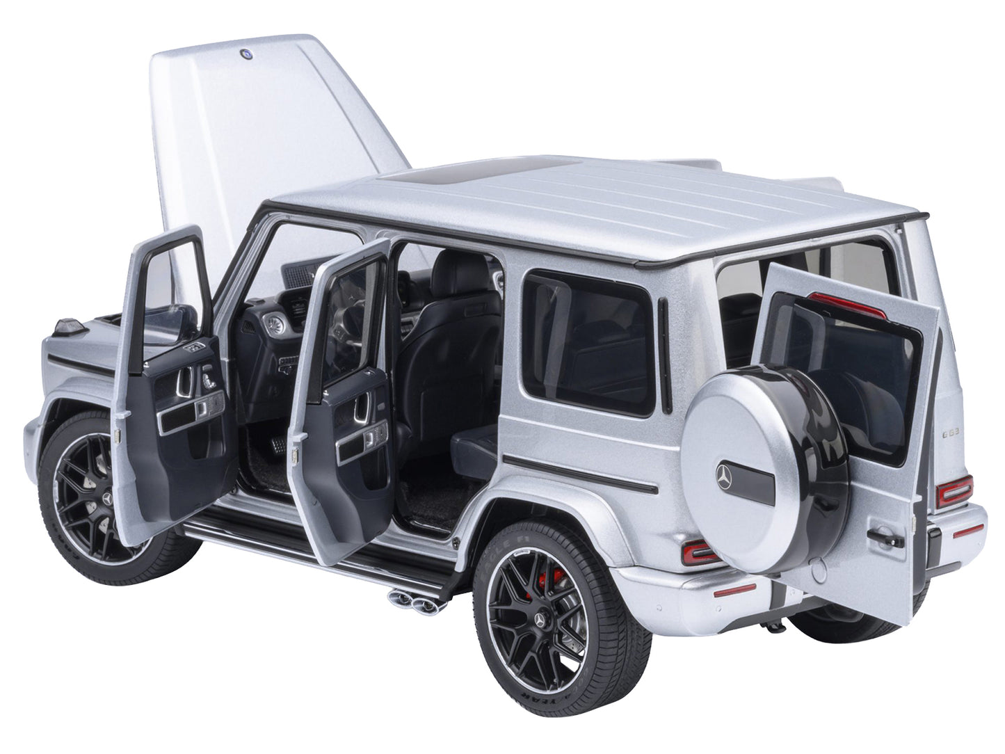 2019 Mercedes-Benz AMG G63 Iridium Silver Metallic 1/18 Model Car by Autoart <h2>2019 Autoart</h2> <p>High-quality diecast perfect for collectors and enthusiasts. Features detailed interior exterior c