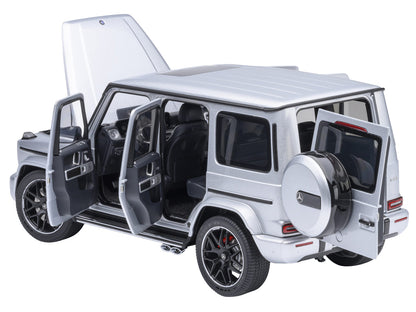 2019 Mercedes-Benz AMG G63 Iridium Silver Metallic 1/18 Model Car by Autoart <h2>2019 Autoart</h2> <p>High-quality diecast perfect for collectors and enthusiasts. Features detailed interior exterior c