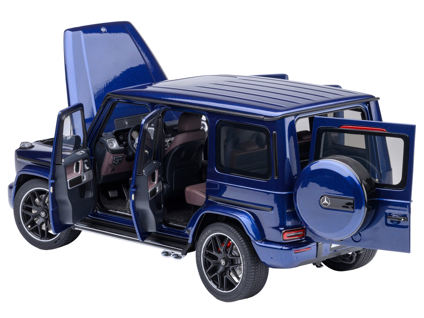 2019 Mercedes-Benz AMG G63 Brilliant Blue Metallic 1/18 Model Car by Autoart <h2>2019 Autoart</h2> <p>High-quality diecast perfect for collectors and enthusiasts. Features detailed interior exterior c