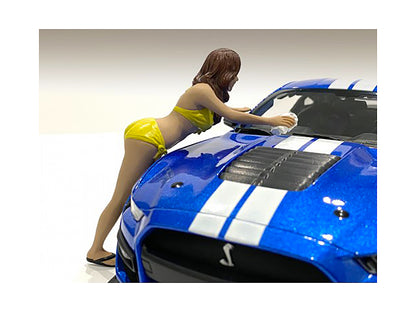 Stephanie Bikini Car Wash Girl Figurine for 1/18 Scale Models by American Diorama <h2>Stephanie Diorama</h2> <p>High-quality diecast model perfect collectors and enthusiasts. Features detailed interio