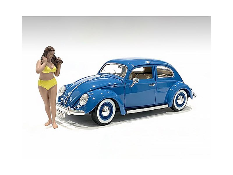 Beach Girl Amy Figurine for 1/24 Scale Models by American Diorama <h2>Beach Diorama</h2> <p>High-quality diecast model car perfect collectors and enthusiasts. Features detailed interior exterior craft