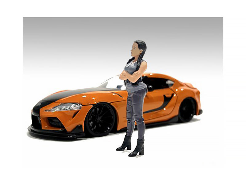 "Car Meet 3" Figurine 7 for 1/24 Scale Models by American Diorama <h2>"Car Diorama</h2> <p>High-quality diecast model car perfect collectors and enthusiasts. Features detailed interior exterior crafts