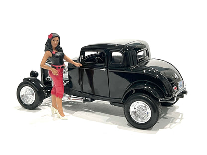 "Pin-Up Girls" Carroll Figure for 1/24 Scale Models by American Diorama <h2>"Pin-Up Diorama</h2> <p>High-quality diecast model car perfect collectors and enthusiasts. Features detailed interior exteri