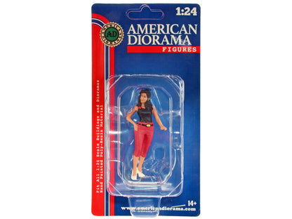 "Pin-Up Girls" Carroll Figure for 1/24 Scale Models by American Diorama <h2>"Pin-Up Diorama</h2> <p>High-quality diecast model car perfect collectors and enthusiasts. Features detailed interior exteri