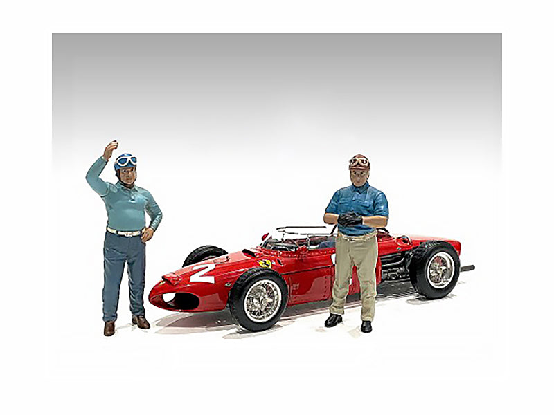 "Racing Legends" 50's Set of 2 Diecast Figures for 1/43 Scale Models by American Diorama <h2>"Racing Diorama</h2> <p>High-quality model car perfect collectors and enthusiasts. Features detailed interi