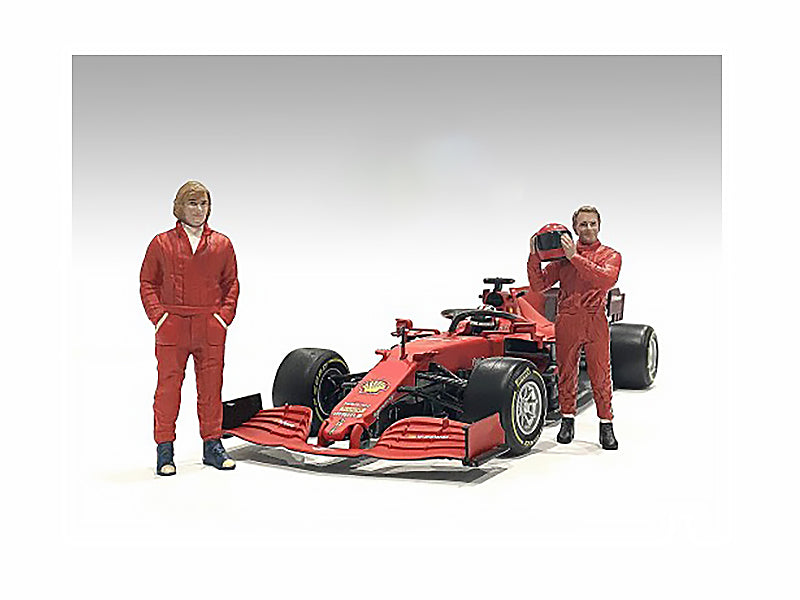 "Racing Legends" 70's Set of 2 Diecast Figures for 1/43 Scale Models by American Diorama <h2>"Racing Diorama</h2> <p>High-quality model car perfect collectors and enthusiasts. Features detailed interi