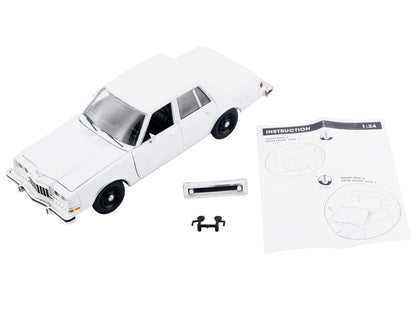 1986 Dodge Diplomat Police Car Unmarked White "Custom Builder's Kit" Series 1/24 Diecast Model by Motormax <h2>1986 Motormax</h2> <p>High-quality perfect for collectors and enthusiasts. Features detai