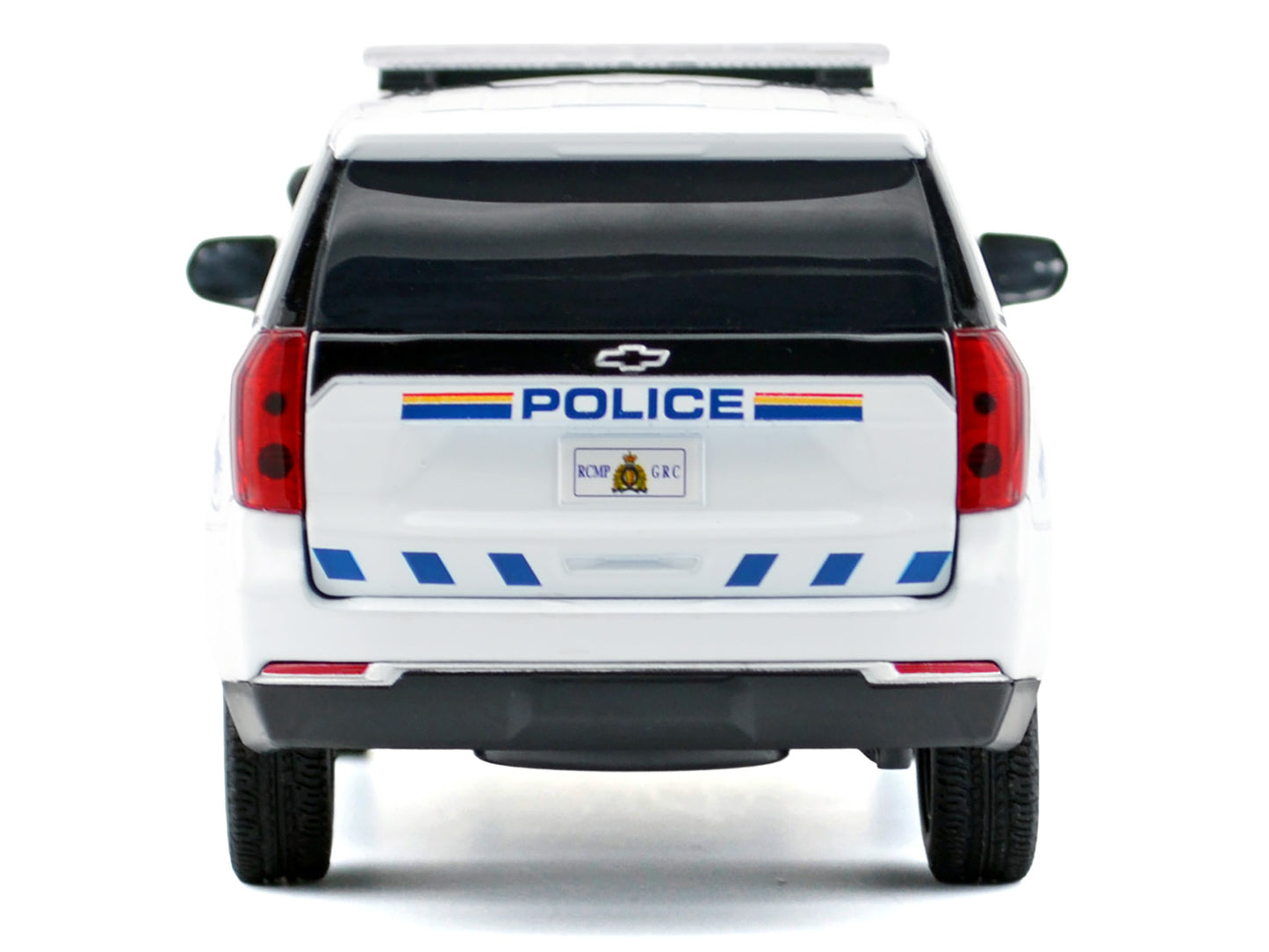 2025 Chevrolet Tahoe PPV with Light Bar "RCMP Royal Canadian Mounted Police" White "Law Enforcement and Public Service" Series 1/24 Diecast Model Car by Motormax <h2>2025 Motormax</h2> <p>High-quality