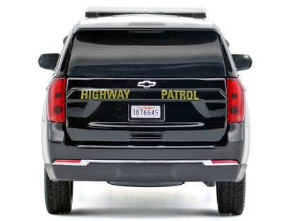 2025 Chevrolet Tahoe Police Pursuit Vehicle "California Highway Patrol" Black and White "Law Enforcement Public Service" Series 1/24 Diecast Model Car by Motormax <h2>2025 Motormax</h2> <p>High-qualit