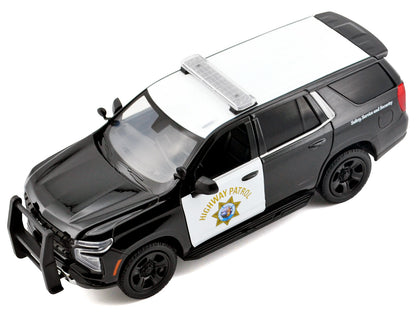 2025 Chevrolet Tahoe Police Pursuit Vehicle "California Highway Patrol" Black and White "Law Enforcement Public Service" Series 1/24 Diecast Model Car by Motormax <h2>2025 Motormax</h2> <p>High-qualit