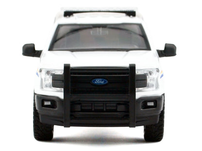 2019 Ford F-150 Lariat Crew Cab Pickup Truck with Camper Box "Royal Canadian Mounted Police" White "Law Enforcement and Public Service" Series 1/27 T&y Diecast Model Car by Motormax