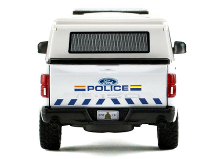 2019 Ford F-150 Lariat Crew Cab Pickup Truck with Camper Box "Royal Canadian Mounted Police" White "Law Enforcement and Public Service" Series 1/27 T&y Diecast Model Car by Motormax