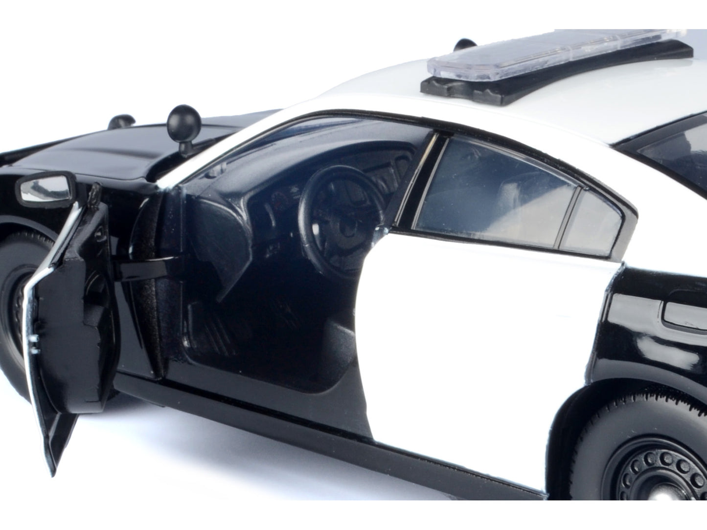 2023 Dodge Charger Pursuit Police Car "LAPD (Los Angeles Department)" Black and White "Law Enforcement Public Service" Series 1/24 Diecast Model by Motormax <h2>2023 Motormax</h2> <p>High-quality perf