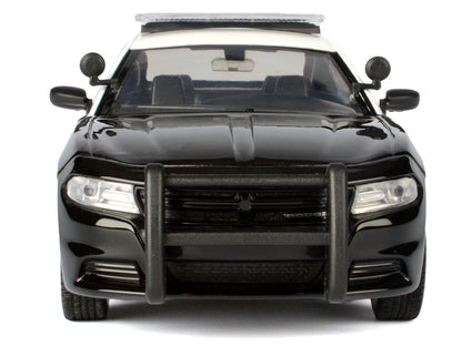 2023 Dodge Charger Pursuit Police Car "LAPD (Los Angeles Department)" Black and White "Law Enforcement Public Service" Series 1/24 Diecast Model by Motormax <h2>2023 Motormax</h2> <p>High-quality perf