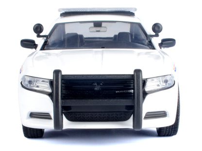2023 Dodge Charger Pursuit Police Car "RCMP (Royal Canadian Mounted Police)" White "Law Enforcement and Public Service" Series 1/24 Diecast Model Car by Motormax
