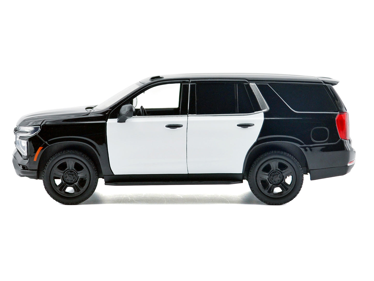 2025 Chevrolet Tahoe PPV Black and White "Custom Builder's Kit - Law Enforcement Public Service" Series 1/24 Diecast Model Car by Motormax <h2>2025 Motormax</h2> <p>High-quality perfect for collectors