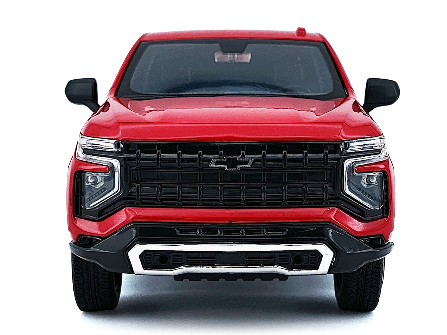 2025 Chevrolet Tahoe PPV Red "Custom Builder's Kit - Law Enforcement and Public Service" Series 1/24 Diecast Model Car by Motormax