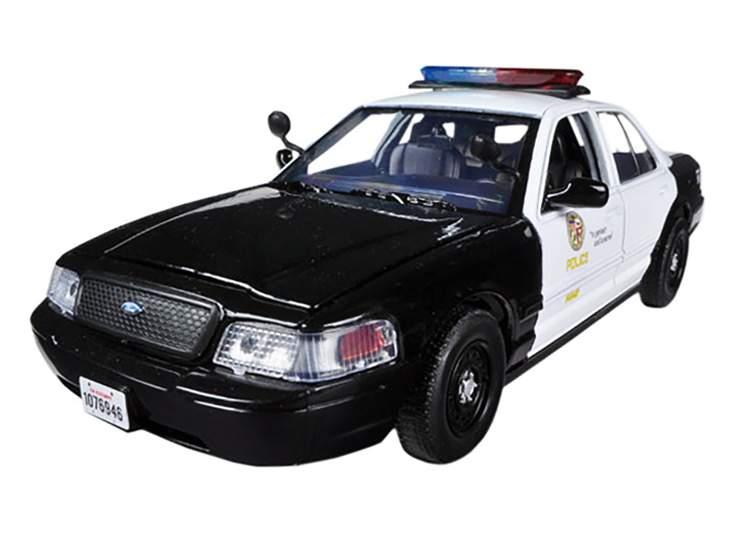 2010 Ford Crown Victoria LAPD Los Angeles Police Department Car 1/24 Diecast Model by Motormax <h2>2010 Motormax</h2> <p>High-quality perfect for collectors and enthusiasts. Features detailed interior