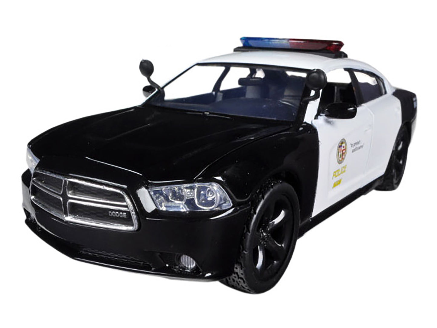 2011 Dodge Charger Pursuit LAPD Los Angeles Police Department Car 1/24 Diecast Model by Motormax <h2>2011 Motormax</h2> <p>High-quality perfect for collectors and enthusiasts. Features detailed interi