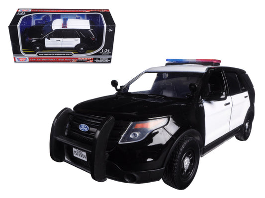 2015 Ford Police Interceptor Utility Unmarked Black and White 1/24 Diecast Model Car by Motormax <h2>2015 Motormax</h2> <p>High-quality perfect for collectors enthusiasts. Features detailed interior e