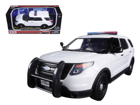 2015 Ford Police Interceptor Utility Unmarked White 1/24 Diecast Model Car by Motormax <h2>2015 Motormax</h2> <p>High-quality perfect for collectors and enthusiasts. Features detailed interior exterio