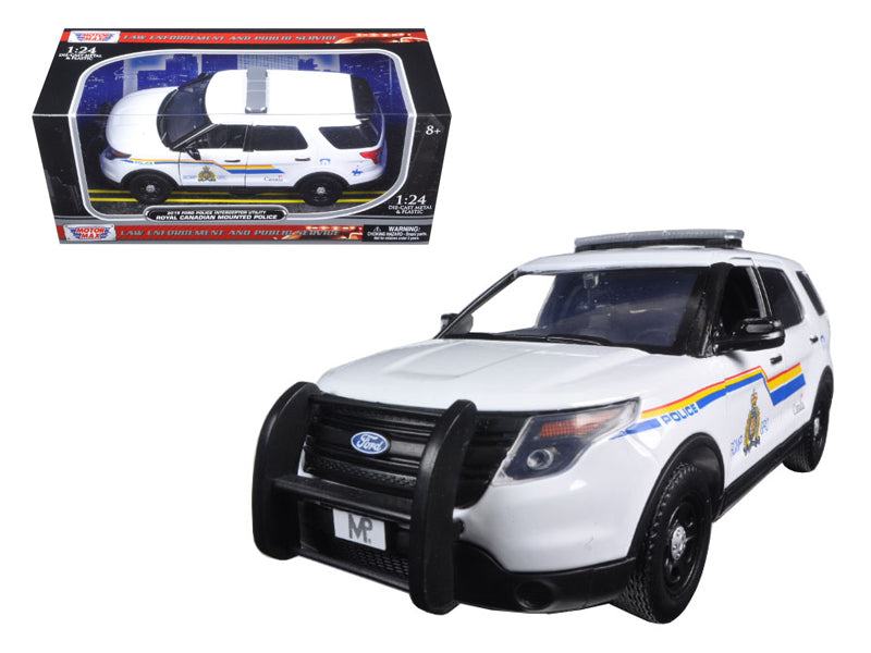 2015 Ford Police Interceptor Utility with Light Bar "RCMP Royal Canadian Mounted Police" White 1/24 Diecast Model Car by Motormax <h2>2015 Motormax</h2> <p>High-quality perfect for collectors and enth