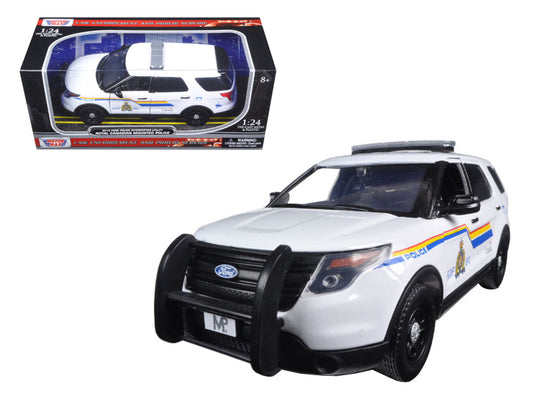 2015 Ford Police Interceptor Utility with Light Bar "RCMP Royal Canadian Mounted Police" White 1/24 Diecast Model Car by Motormax <h2>2015 Motormax</h2> <p>High-quality perfect for collectors and enth