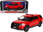 2015 Ford Police Interceptor Utility "Fire Marshal" Plain Red 1/24 Diecast Model Car by Motormax <h2>2015 Motormax</h2> <p>High-quality perfect for collectors and enthusiasts. Features detailed interi