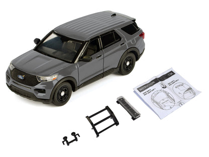 2022 Ford Police Interceptor Utility Unmarked Gray Metallic "Builder's Kit" "Law Enforcement and Public Service" Series 1/24 Diecast Model Car by Motormax <h2>2022 Motormax</h2> <p>High-quality perfec