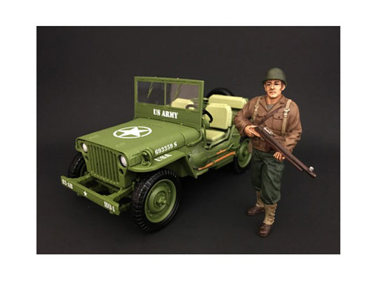 US Army WWII Figure II For 1:18 Scale Models by American Diorama <h2>US Diorama</h2> <p>High-quality diecast model car perfect collectors and enthusiasts. Features detailed interior exterior craftsman
