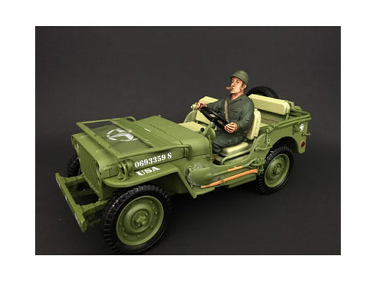 US Army WWII Figure IV For 1:18 Scale Models by American Diorama <h2>US Diorama</h2> <p>High-quality diecast model car perfect collectors and enthusiasts. Features detailed interior exterior craftsman