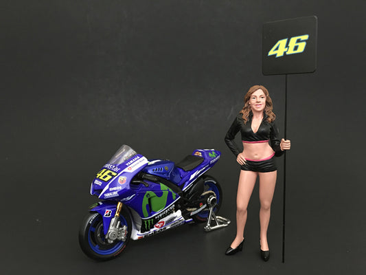 Paddock Girl Figure For 1:18 Scale Models by American Diorama <h2>Paddock Diorama</h2> <p>High-quality diecast model car perfect collectors and enthusiasts. Features detailed interior exterior craftsm