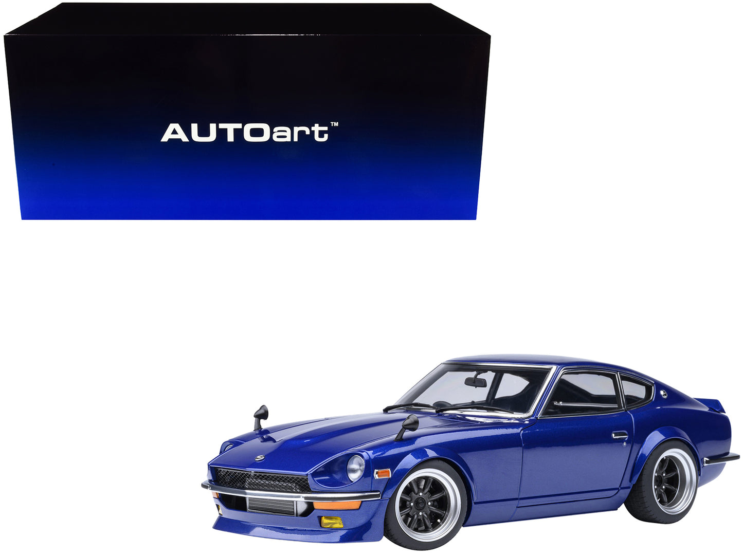Nissan Fairlady Z RHD (Right Hand Drive) "Akuma No Z" Blue Metallic "Wangan Midnight - Comic #1 Version" Manga 1/18 Model Car by Autoart <h2>Nissan Autoart</h2> <p>High-quality diecast perfect for col