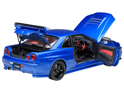 Nissan Skyline GT-R R34 Nismo Z-TUNE RHD (Right Hand Drive) Bayside Blue 1/18 Model Car by Autoart <h2>Nissan Autoart</h2> <p>High-quality diecast perfect for collectors and enthusiasts. Features deta