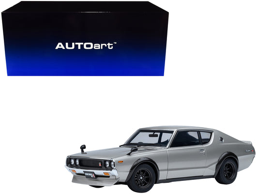 Nissan Skyline 2000GT-R (KPGC110) Tuned Version RHD (Right Hand Drive) Silver Metallic 1/18 Model Car by Autoart <h2>Nissan Autoart</h2> <p>High-quality diecast perfect for collectors and enthusiasts.