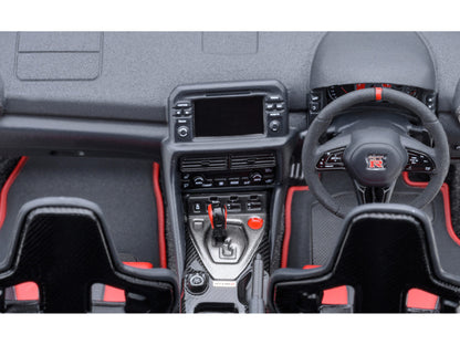 2022 Nissan GT-R (R35) Nismo Special Edition RHD (Right Hand Drive) Ultimate Metal Silver with Carbon Hood and Top 1/18 Model Car by Autoart <h2>2022 Autoart</h2> <p>High-quality diecast perfect for c